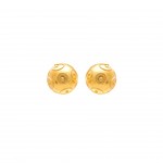 925 Gold Sterling Silver Viana Bead Earrings