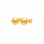 925 Gold Sterling Silver Viana Bead Earrings