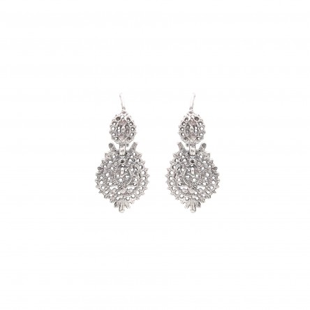 925 Sterling Silver Queen Earrings