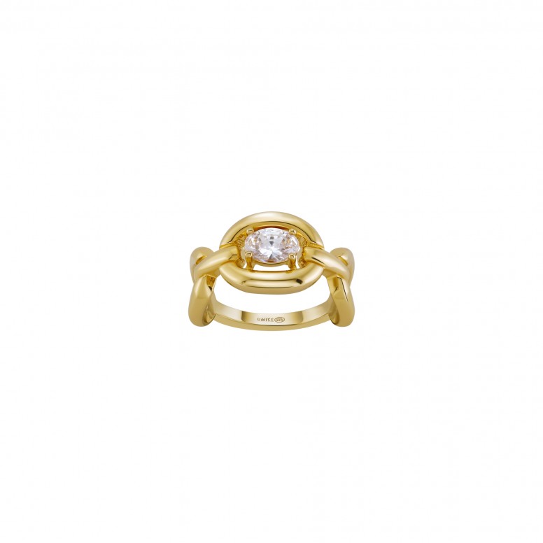 Anillo Bold Daily Links & Stone