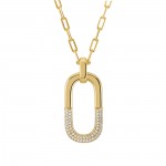 Bold Daily Oval Long Necklace