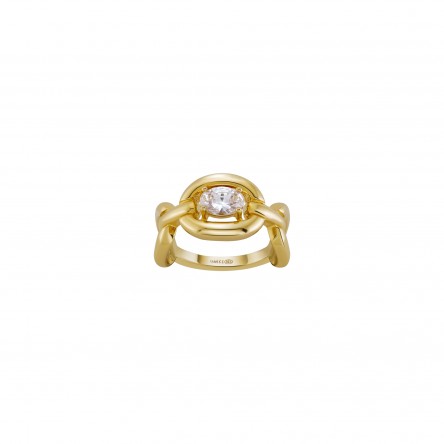 Anillo Bold Daily Links & Stone