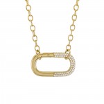 Bold Daily Oval Necklace