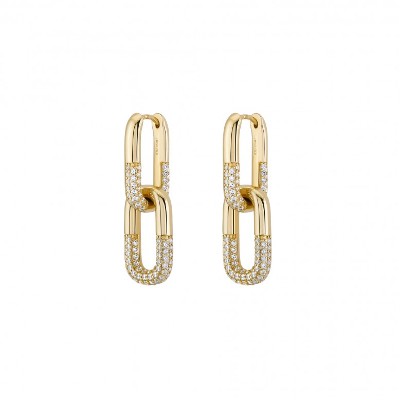 Bold Daily Doble Shiny Hoops