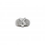 Trionfo Bright Crossed Element Ring