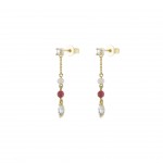 Fun S24 Colourful Stones Earrings