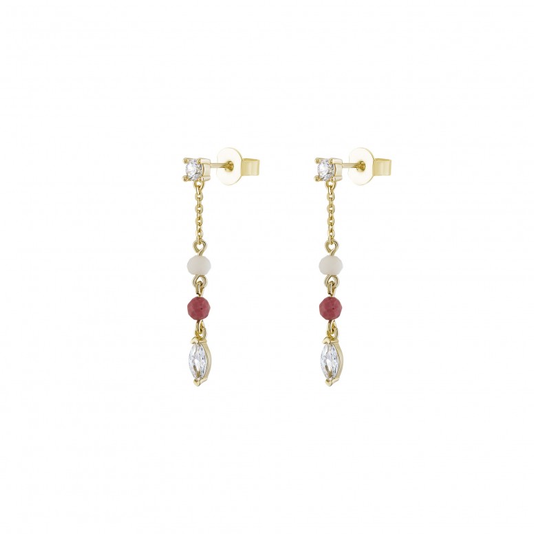 Fun S24 Colourful Stones Earrings