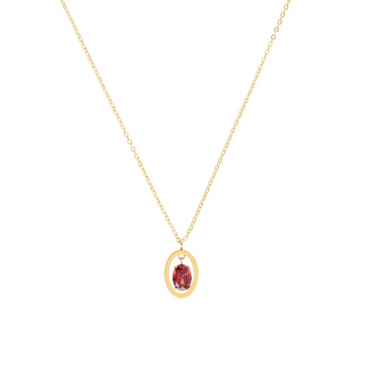 Colar Birthstone Janeiro - Proteo