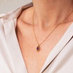 Birthstone Necklace February - Wisdom