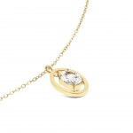 Colar Birthstone Abril - Coragem