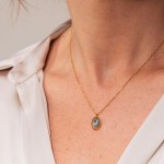 Birthstone Necklace December - Happiness