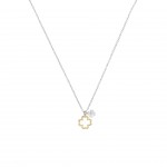 Lucky Flower Bicolor Necklace