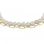 Pulseira Fun Double Chain & Pearls