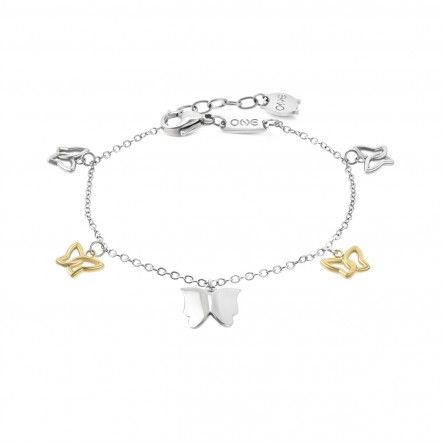 Pulseira Butterfly Bicolor Bracelet