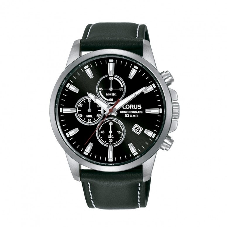 Man Sports Black Watch