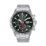 Man Sports Silver Watch