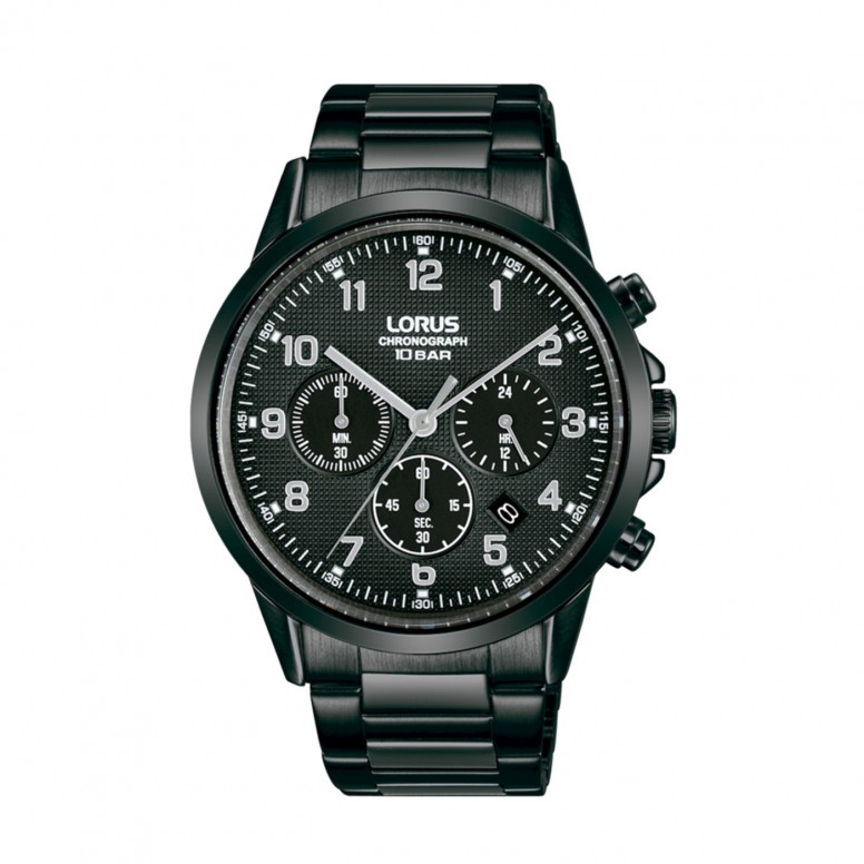 Man Sports Urban Black Watch