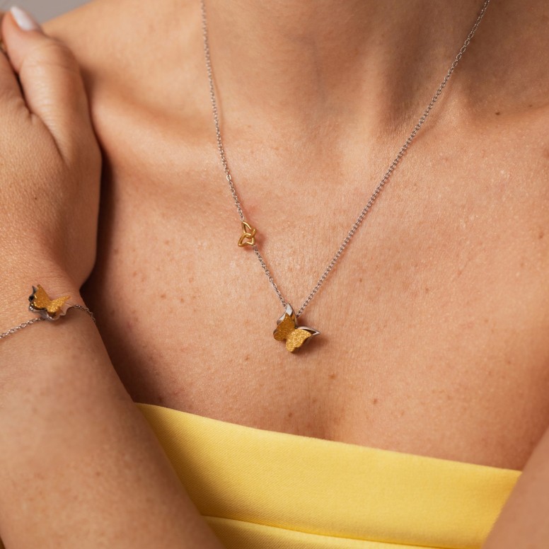 Collar Butterfly Bicolor