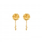 Golden Silver Amlia Blossoming Earrings