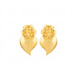 Golden Silver Amlia Heart Earrings