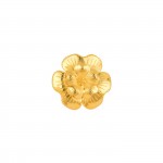 Golden Silver There Goes the Amlia Flower Ring