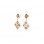 Azulejo Gold Plated Earrings