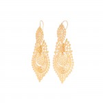 XL Queen Gold Plated Earrings