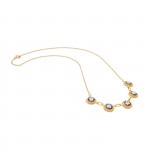 5 Caramujos Gold Plated Necklace