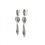 King Marcasites Silver Earrings