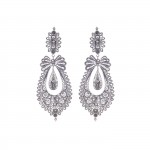 Pendientes Princesa cono Plata