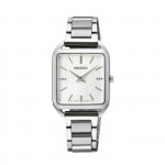 Ladies Quadrado Silver Watch