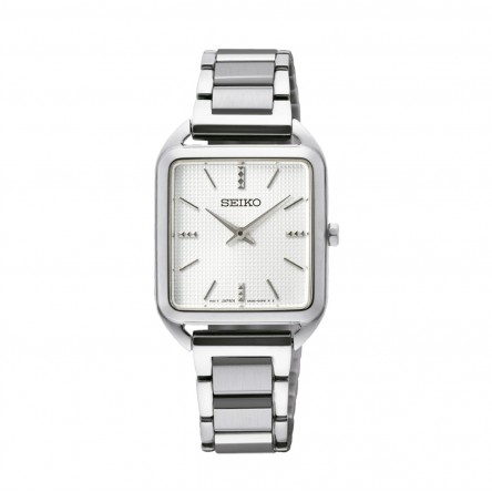 Ladies Quadrado Silver Watch