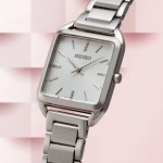 Ladies Quadrado Silver Watch