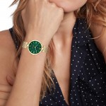 Reloj Cristales Verdes