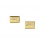 Gold Steel Cufflinks