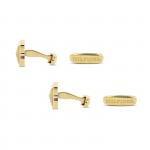 Gold Steel Cufflinks