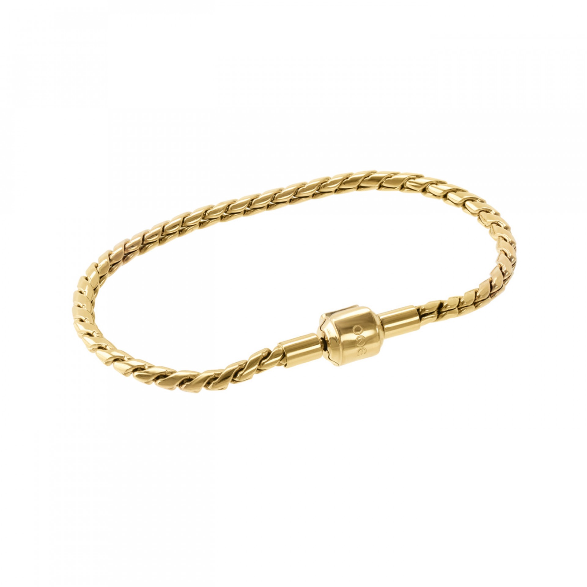 Pulseira Energy Master Twisted Golden