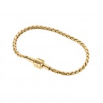 Energy Master Twisted Gold Bracelet