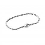 Pulsera Energy Master Twisted Silver