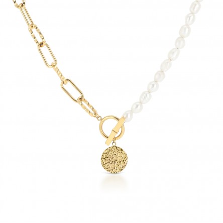 Neckmess Pearly Gold Necklace