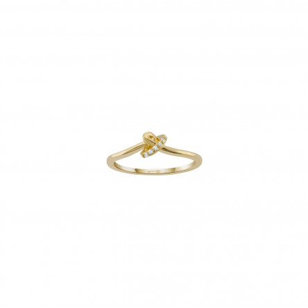 Classy & Chic Knot Gold Ring