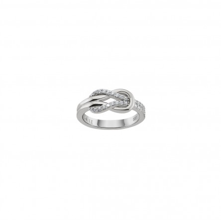 Classy & Chic Knot Silver Ring