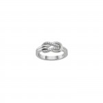 Anel Classy & Chic Knot Silver