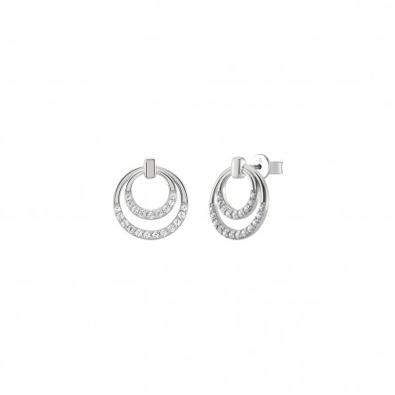 Pendientes Classy & Chic Circles Silver