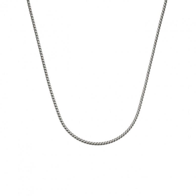 Silver Portofino Necklace 65cm