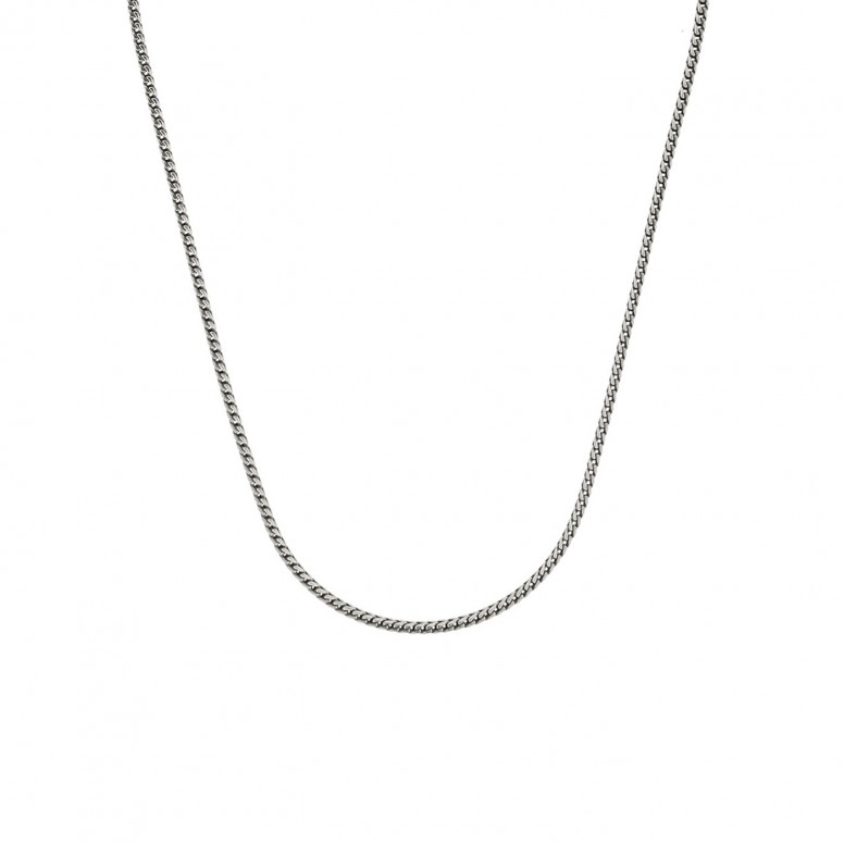 Silver Portofino II Necklace 55cm