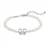 Girl & Girl Pearls Bracelet