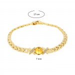 Champagne Stone Bracelet