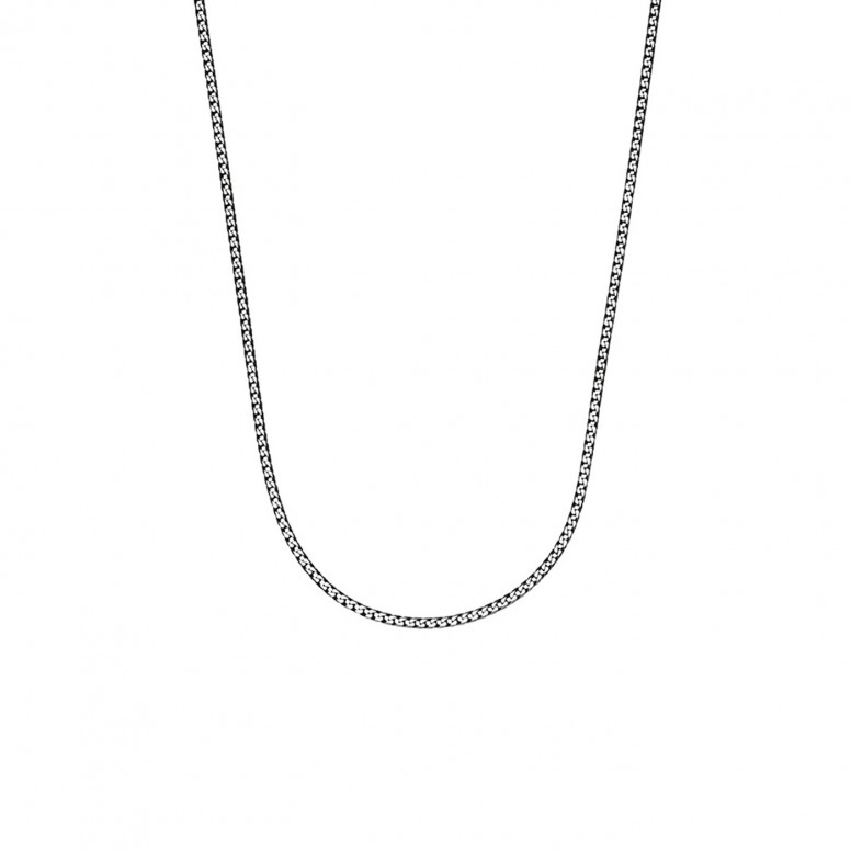 Silver Portobelo Necklace 65cm