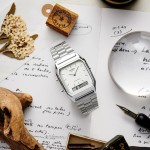 Vintage Edgy Silver Watch